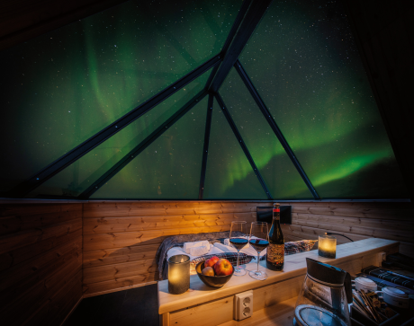 Star Arctic Hotel – Aurora Glass Cabin oder Scenic View Suite mit Sauna